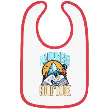 Discover Literature Teacher Happiness Is A Good Book Reader Bibs