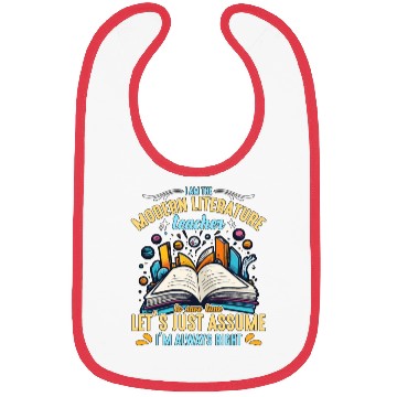 Discover Literature Teacher I Am The Modern Educator Reader Bibs