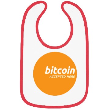 Discover Bitcoin Accepted Here Promo Bibs
