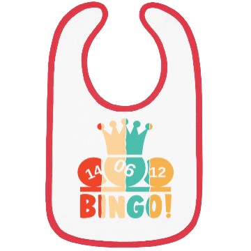 Discover Retro Daubers Professional Caller Bingo Lover Bibs