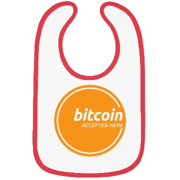 Discover Bitcoin Accepted Here Promo Bibs