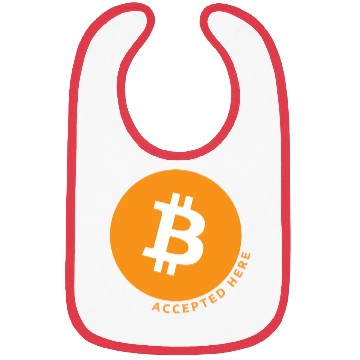 Discover Bitcoin Accepted Here Promo Bibs