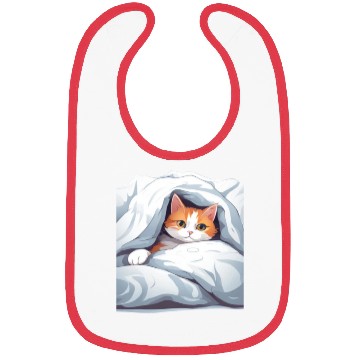 Discover cat between the sheets Bibs