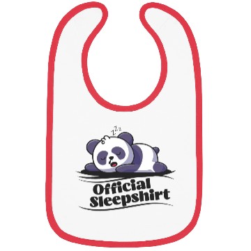 Discover official sleepshirt panda Bibs