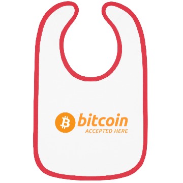 Discover Bitcoin Accepted Here Promo Bibs
