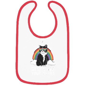 Discover Show Me Your Kitties Funny Lesbian Gay Pride LGBT Bibs
