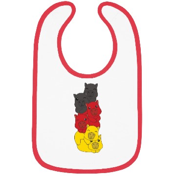 Discover German Flag Capybara German Germany Bibs