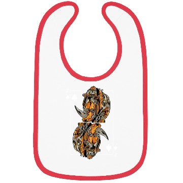 Discover Rhinoceros Steampunk Card Game Jack of Spades Bibs