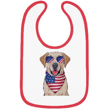 Discover Labrador Retriever donning Bibs