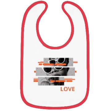 Discover Love black ach Bibs