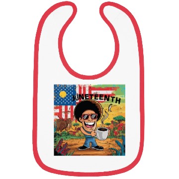 Discover Juneteenth 4Th July Celebrate Fathers Day Coffee Bibs