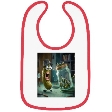 Discover Funny Pickle Surprise Cucumber Pickles Bibs