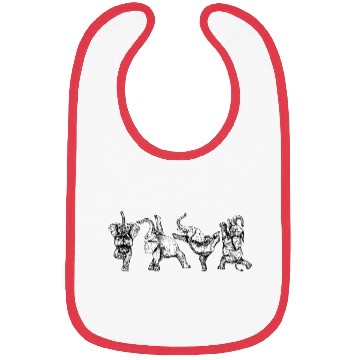 Discover Funny Elephant Yoga Cute Animal Bibs