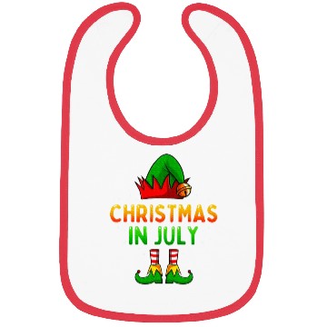 Discover Christmas In July Santa Elf Bibs