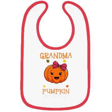 Discover Grandma Of The Cutest Pumpkin In The Patch Bibs