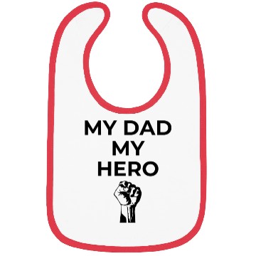 Discover MY DAD MY HERO Bibs