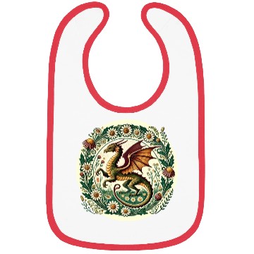 Discover Daisy Flower Dragon Bibs