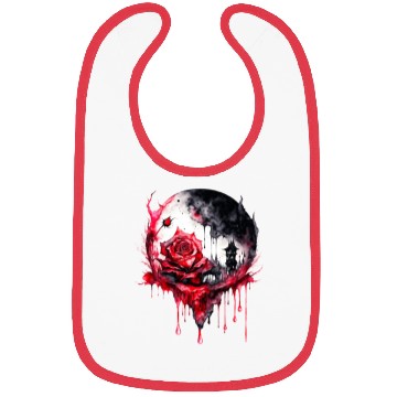 Discover Creepy Roses Bibs