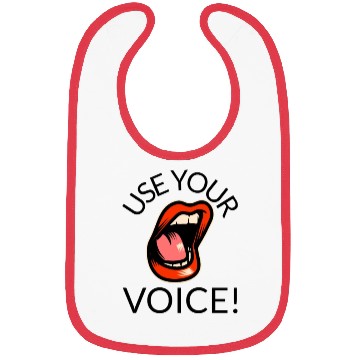 Discover Use Your Voice Bibs