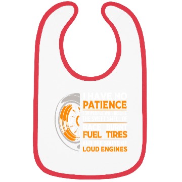 Discover Race Car People Drag Racing Funny Car Bibs