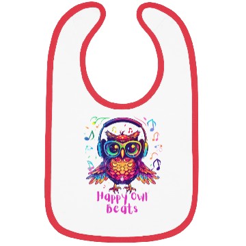 Discover Happy Owl Beats Bibs