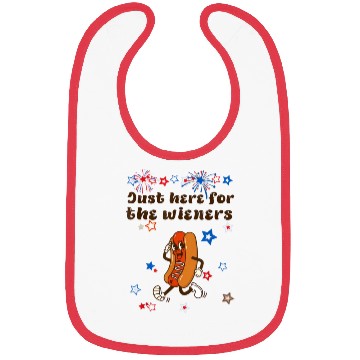 Discover Just Here Wieners Funny Bibs