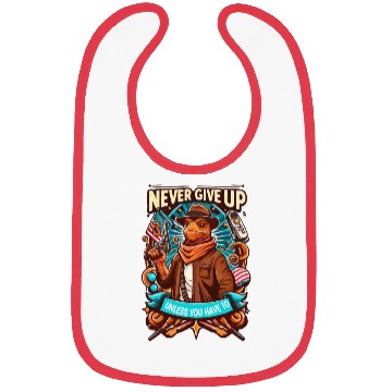 Discover Never give up Bibs