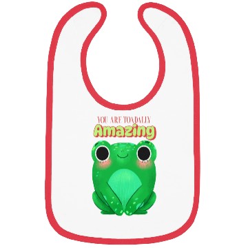 Discover Toad with funny quote Bibs