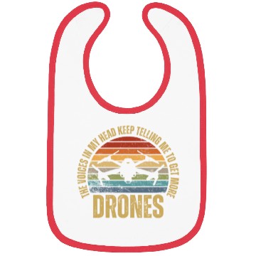 Discover Quadcopter Get More Drones Funny Drone Pilot Bibs