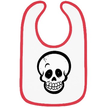 Discover Ghosts and Creepy Masks Bibs