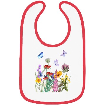 Discover Wild flowers garden Bibs