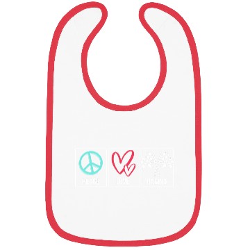 Discover Drag Race Car Lover Peace Love Drag Racing Bibs