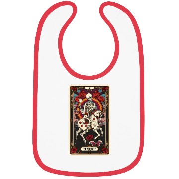 Discover Skeleton on Unicorn Tarot Card Audacity Tarot Bibs