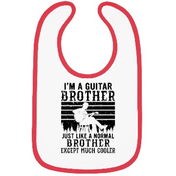 Discover I'm A Guitar Brother Cooler Bibs