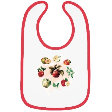 Discover Different Apple Varieties Realistic Apple Bibs