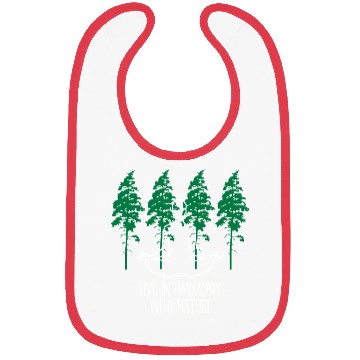 Discover Meditation, Live in harmony with nature Bibs