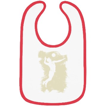 Discover Volleyball Beach Grunge Vintage Bibs