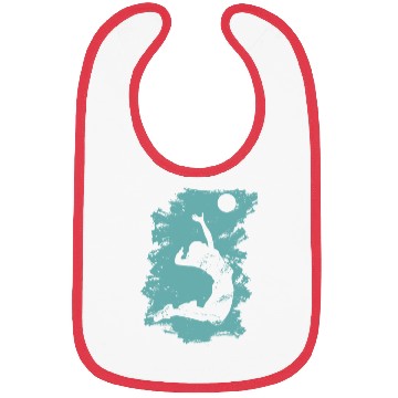 Discover Volleyball Beach Grunge Vintage Bibs