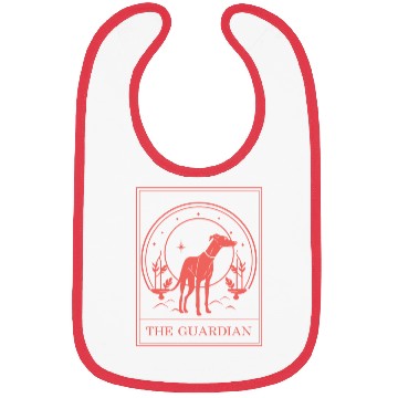 Discover Tarot Greyhound Dog Celestial Whippet Tarot Card Bibs