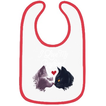 Discover I Love My Boyfriend Funny Valentines Day Humor Bibs