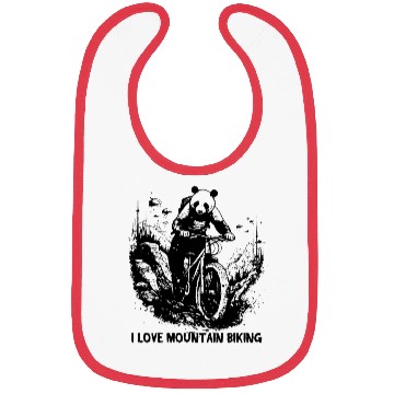 Discover Panda Bear Biker: I Love Mountain Biking Bibs