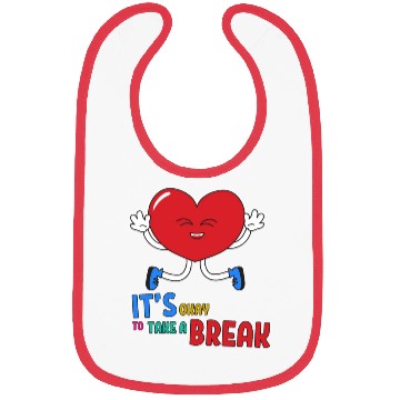 Discover Joyful Reminder Embrace Self-Care with "It's Okay Bibs