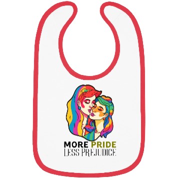 Discover More Pride Less Prejudice LGBT Pride Month Bibs