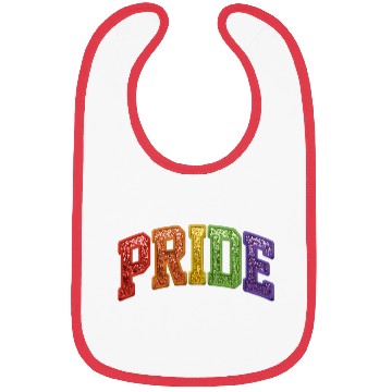 Discover Pride Embroidered Sequisn Effect Bibs