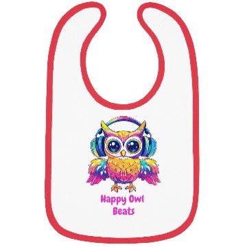 Discover Happy Owl Beats Bibs