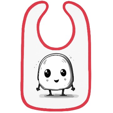 Discover Little Cute Marshmallow Tofu Thing Bibs