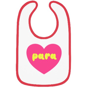 Discover Para Paraprofessional Teacher Assistant Special Bibs