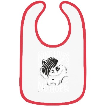 Discover Gothic Emo Cat Design For Cat Lovers And Bibs
