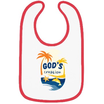 Discover God's Creation Summer Beach Vibes Bibs