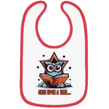 Discover Once Upon a Time: Book-Reading Owl Bibs